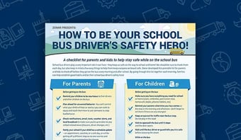 How to be Your School Bus Driver's Safety Hero