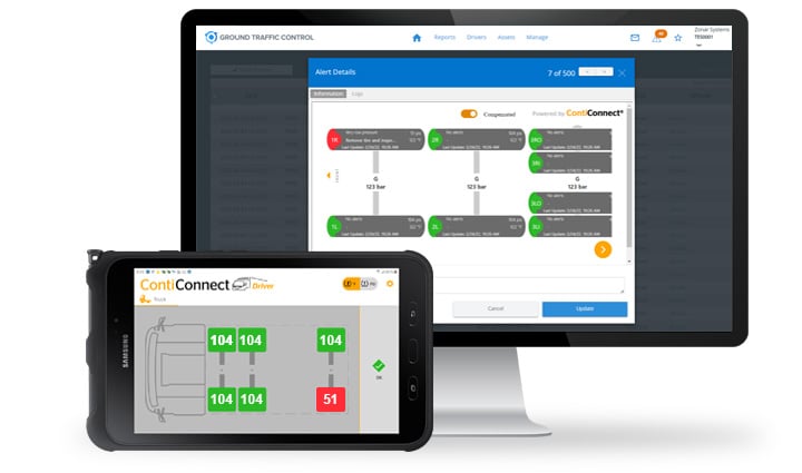 ContiConnect Live Integrated | Tire Pressure Monitoring | Zonar