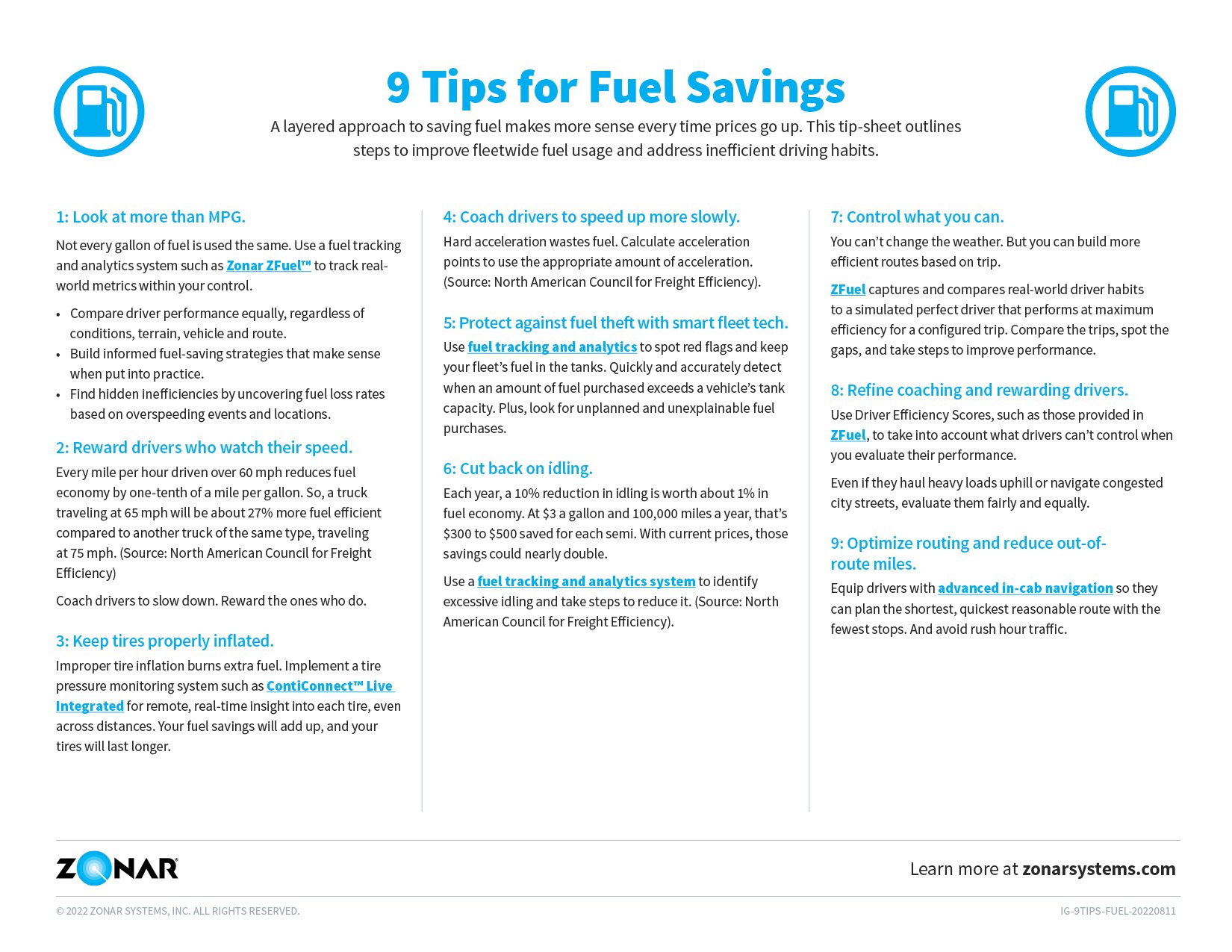 9 Tips for Fuel Savings