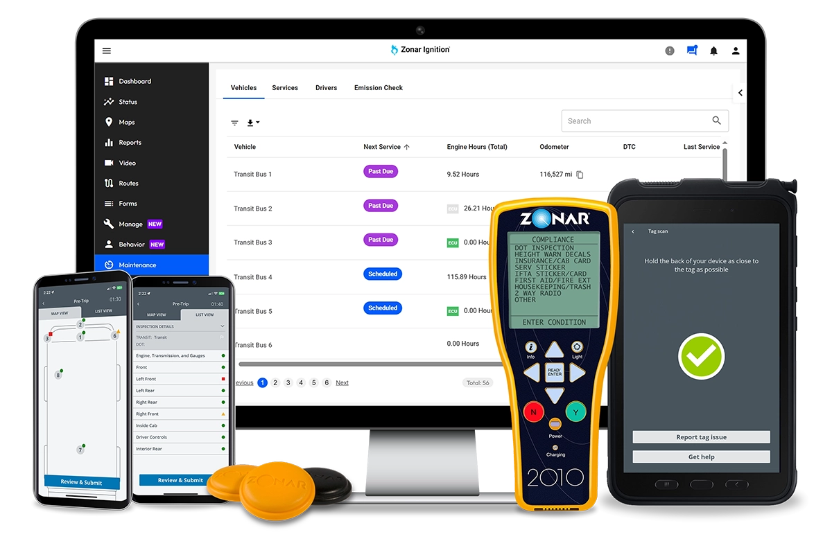 Zonar EVIR electronic verified inspection reporting